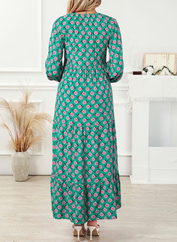 Sukienka maxi z rękawów damskich Boho