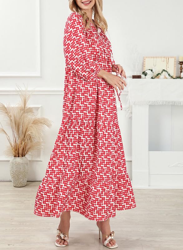 Sukienka maxi z rękawów damskich Boho