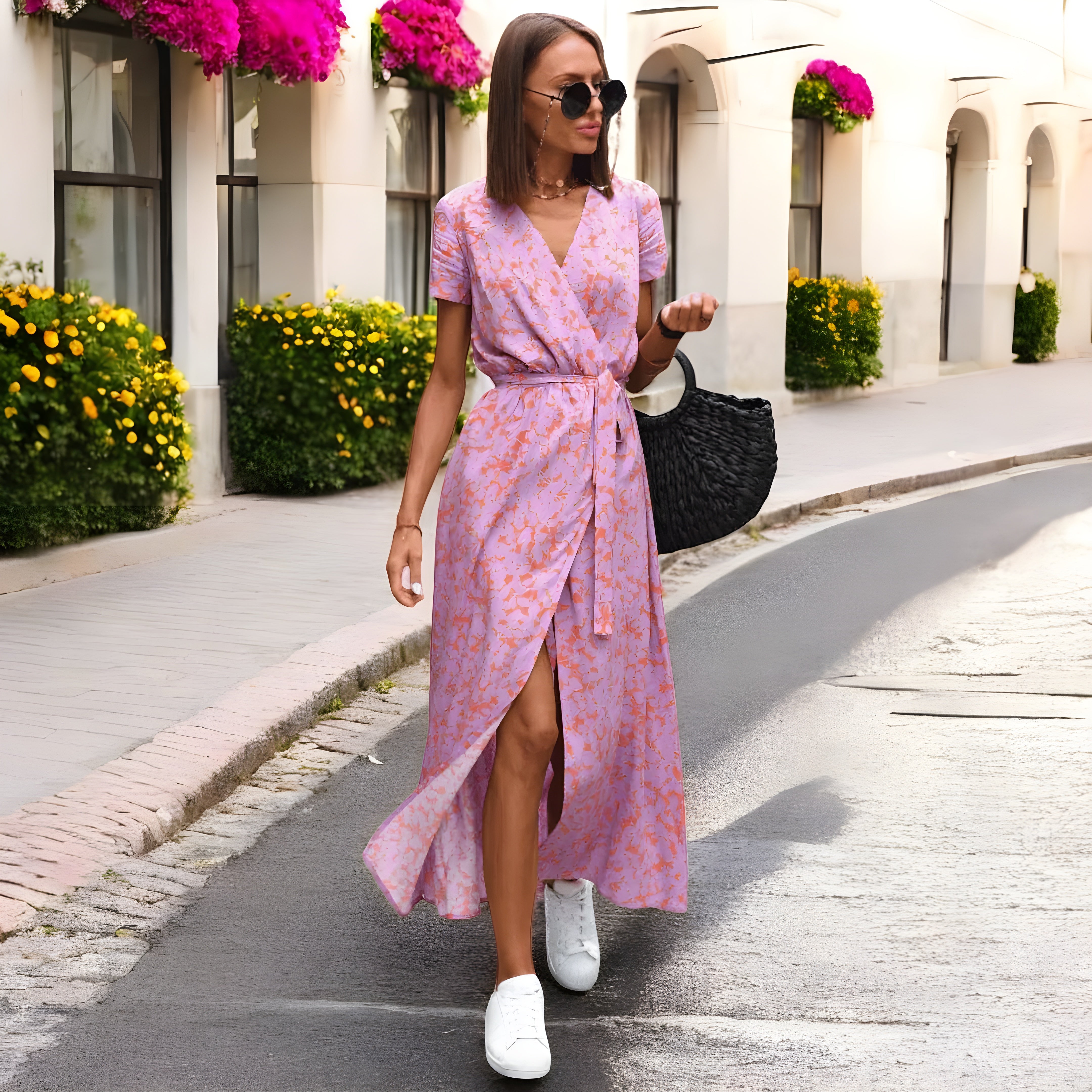 Aldona - Zwiewna i elegancka sukienka na każdą okazję