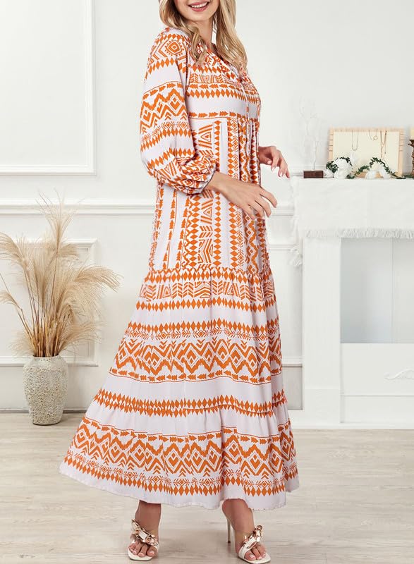Sukienka maxi z rękawów damskich Boho