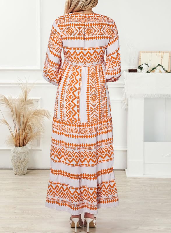 Sukienka maxi z rękawów damskich Boho